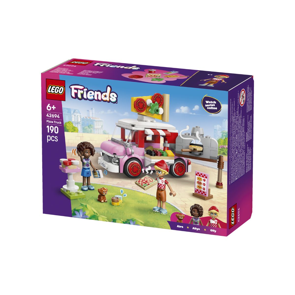 LEGO Friends 42694 Mobile Pizza Van Building Set (190 Pieces)