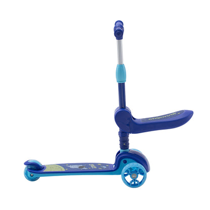 Xe trượt scooter 3 bánh Chipmunk 2 trong 1 CM-S2B màu xanh