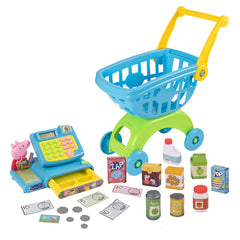 Modern Cash Register Toy with Peppa Pig Supermarket Trolley 1684698INF22