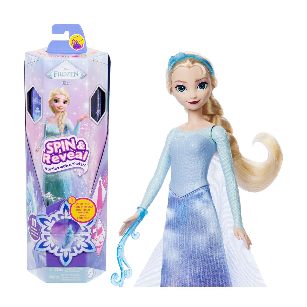 Đồ Chơi Disney Frozen - Vòng Xoay Diệu Kỳ Của Elsa DISNEY PRINCESS MATTEL JBG59