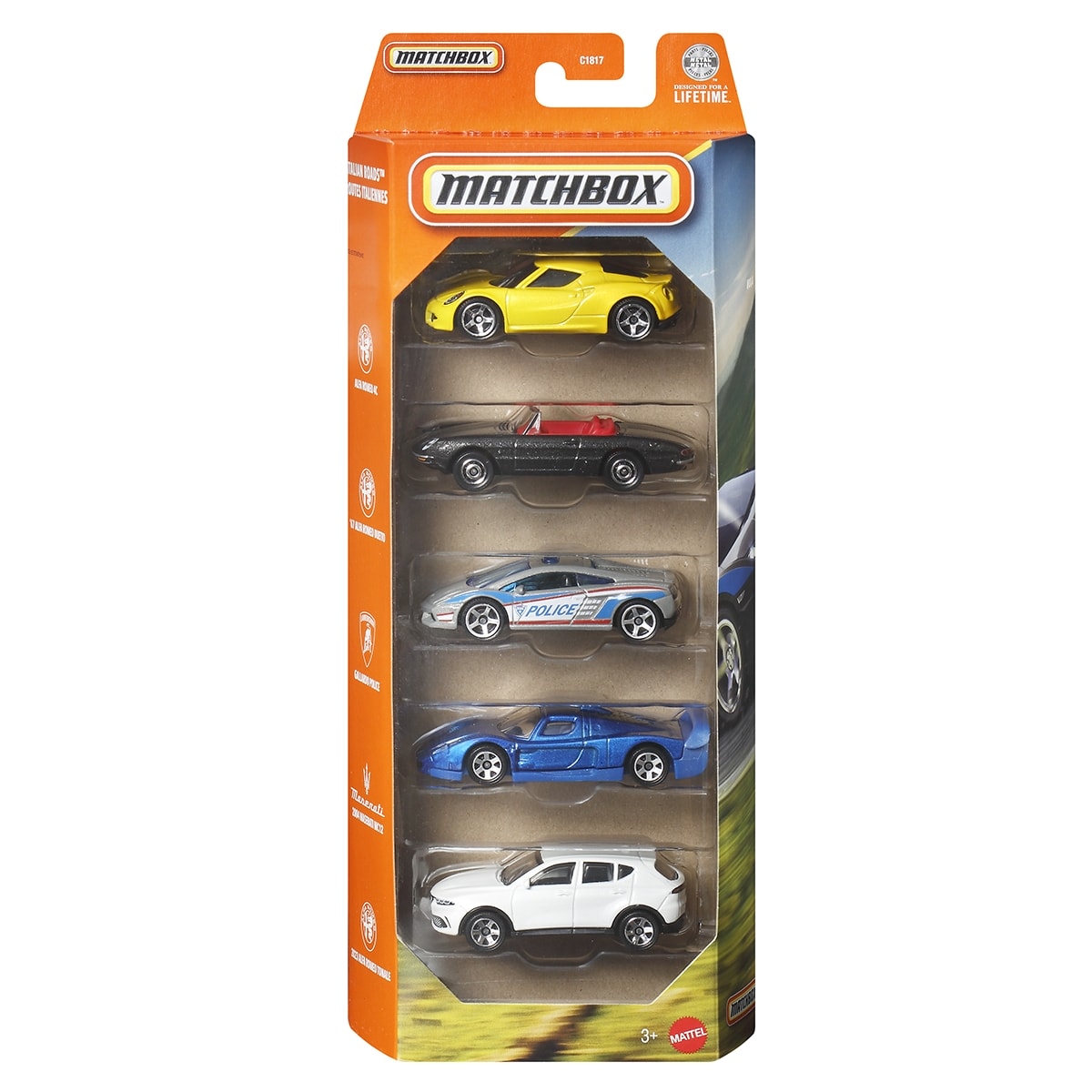 Set 5 Cars MATCHBOX C1817 – Random Delivery