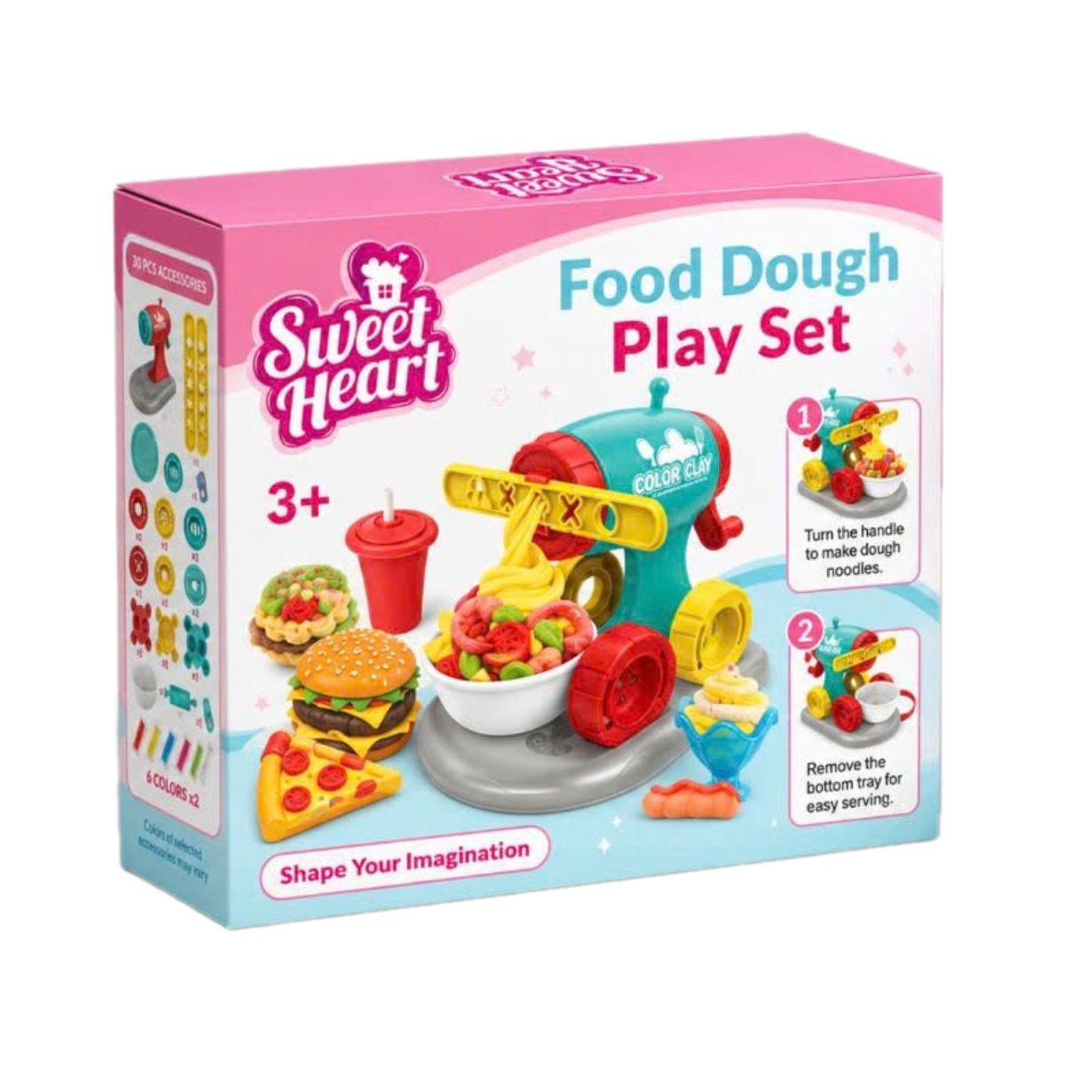 Đồ Chơi Bộ Bột Nặn Trang Trí Bánh Ngọt SWEET HEART SH34717