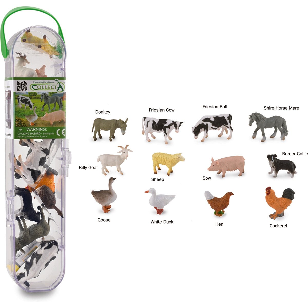 Đồ Chơi Bộ Sưu Tập Mô Hình 12 Vật Nuôi Nông Trại COLLECTA A1110