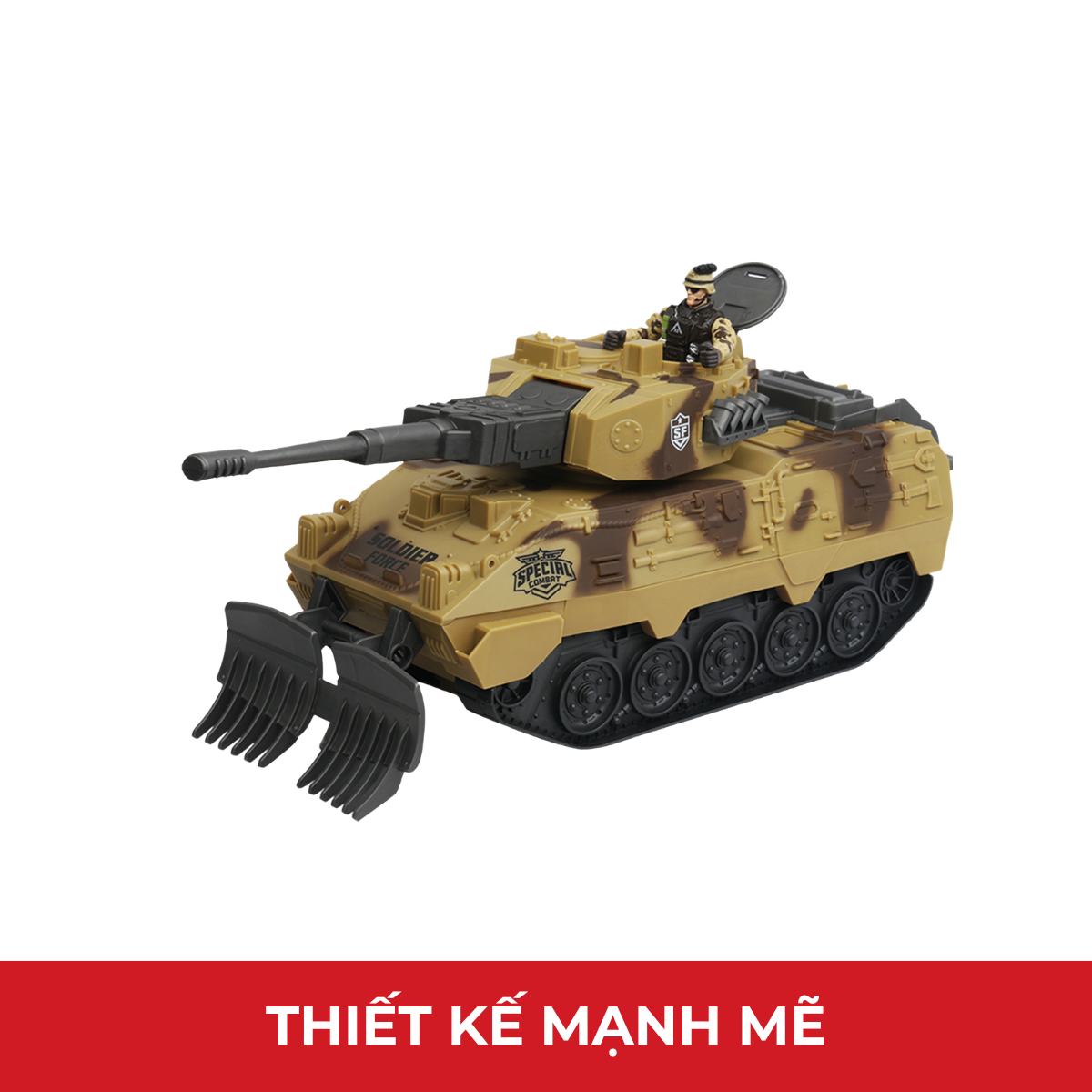 Tank, Armored Vehicle and Combat Vehicle Toy Set VECTO VT3109-56 