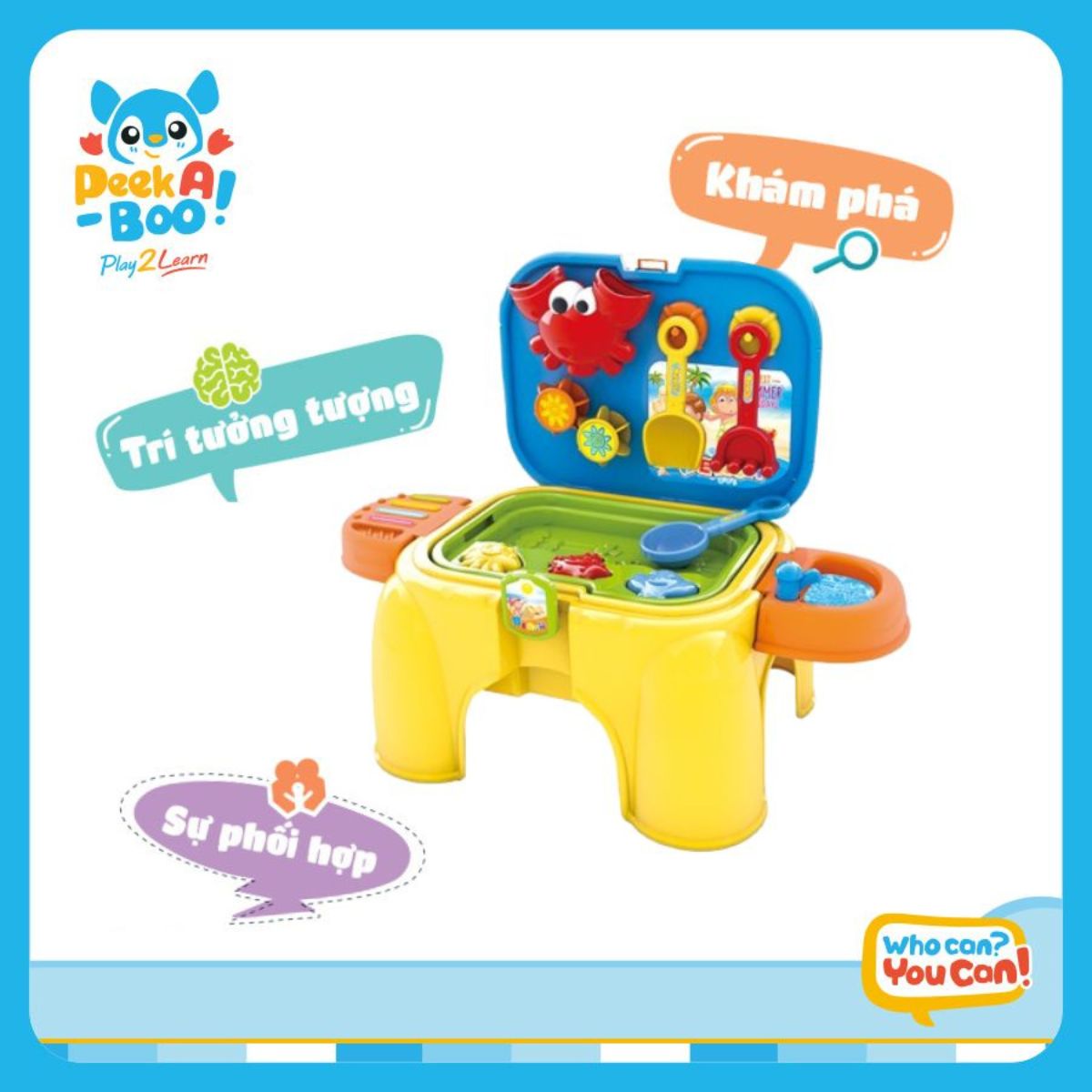 Đồ Chơi Cát Mùa Hè Phiên Bản Ghế Ngồi Biển Cả PEEK A BOO PAB061