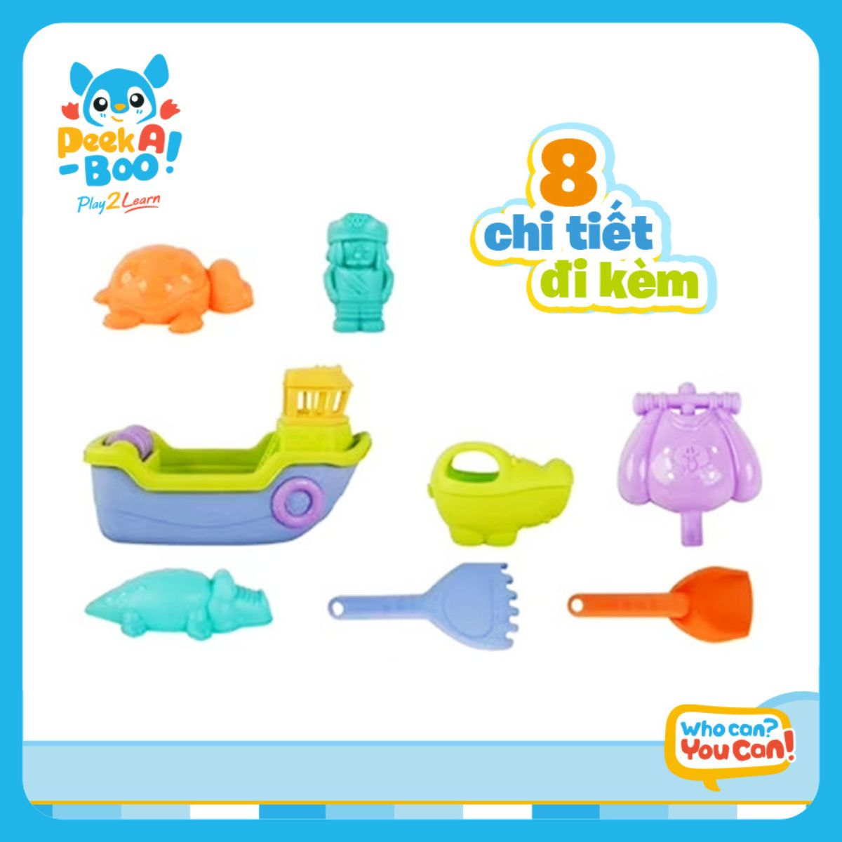 Đồ Chơi Cát Mùa Hè Phiên Bản Tàu Hải Trình PEEK A BOO PAB062