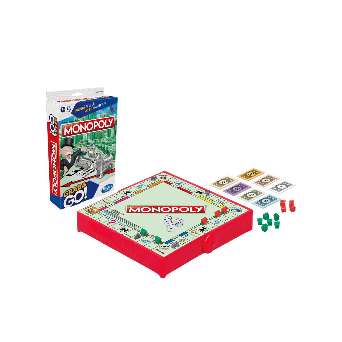 Monopoly Travel Grab And Go - Gioco Da Viaggio Per Bambini E Famiglie - Edizione Compatta - 5