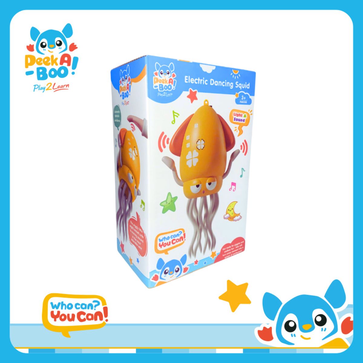 Đồ Chơi Con Mực Nhảy Múa - Vàng PEEK A BOO PAB058Y