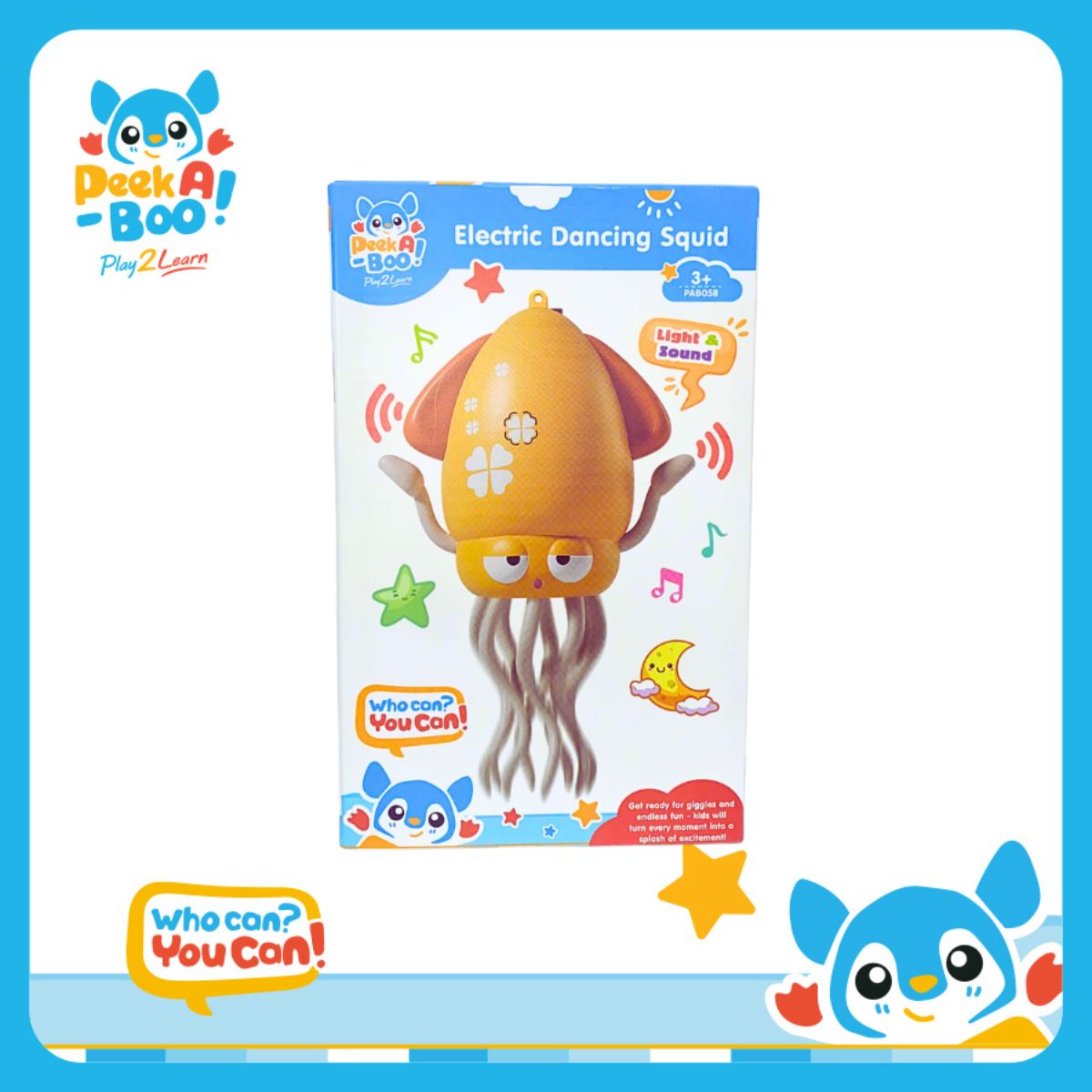 Đồ Chơi Con Mực Nhảy Múa - Vàng PEEK A BOO PAB058Y