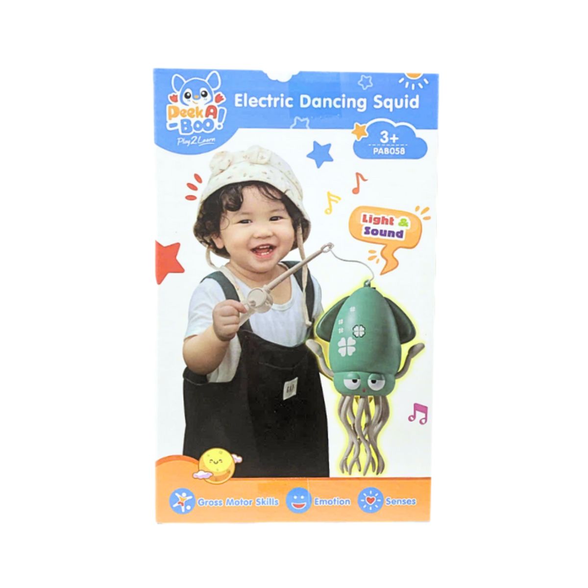 Đồ Chơi Con Mực Nhảy Múa - Xanh PEEK A BOO PAB058G