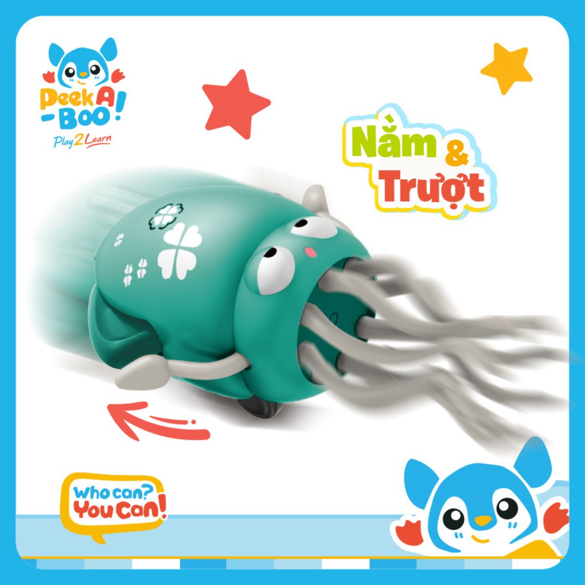 Đồ Chơi Con Mực Nhảy Múa - Xanh PEEK A BOO PAB058G