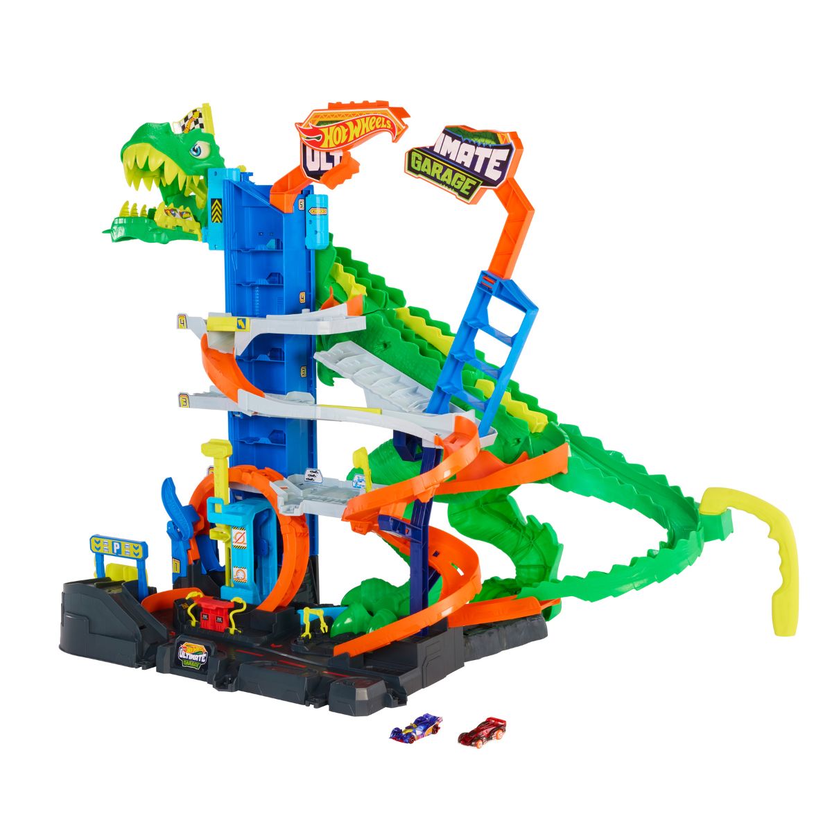 Đồ Chơi Đại Chiến Khủng Long Tại Gara Tối Thượng HOT WHEELS JHL98
