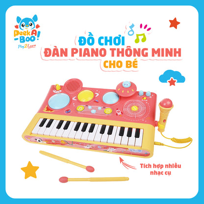Đồ chơi đàn piano thông minh cho bé PEEK A BOO PAB046