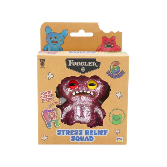 Pastel pink stress-relief character squishy toy - FUGGLER FG4015/MAG