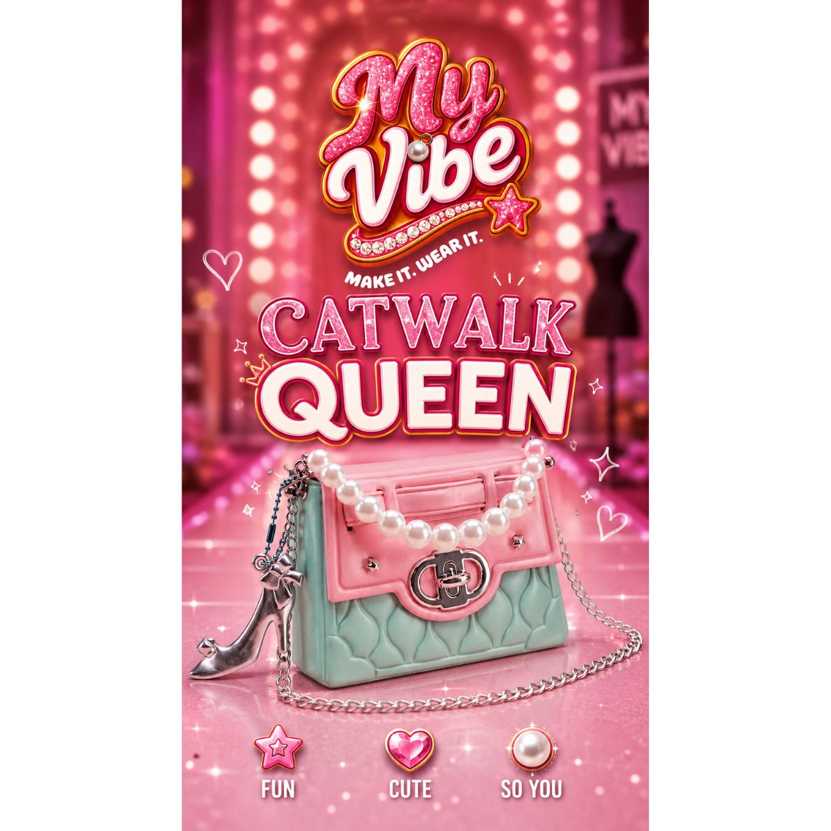 Đồ Chơi Bộ DIY Làm Túi Xách My Vibe – Nữ Hoàng Catwalk MY VIBE 3Z1089Z-1