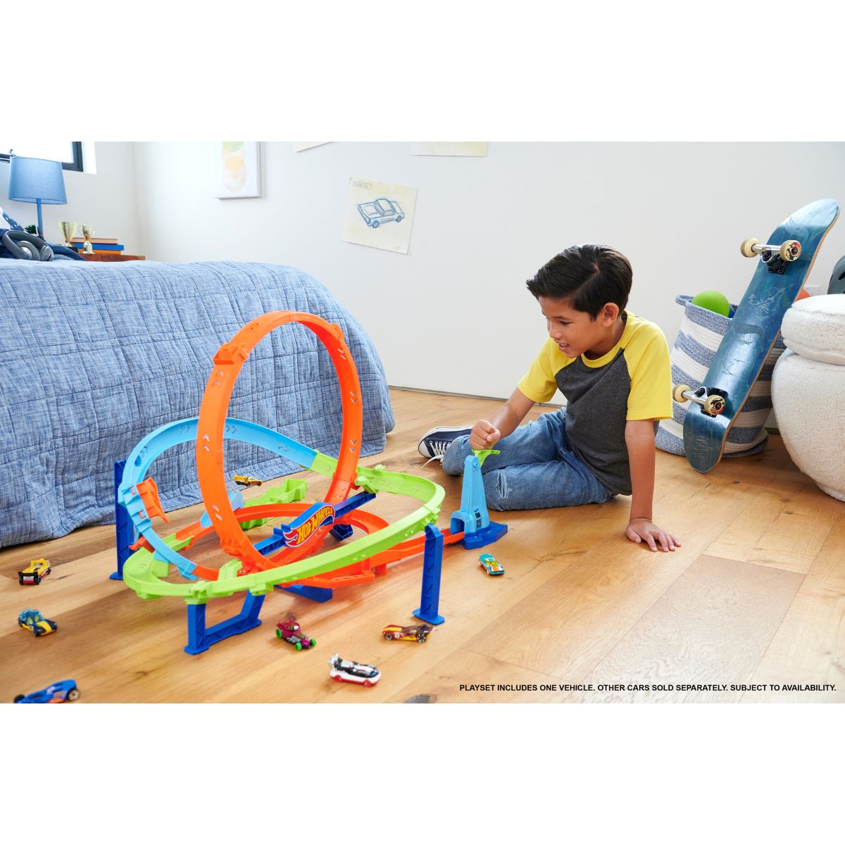 Đồ Chơi Đường Đua Cuồng Phong HOT WHEELS HTK16