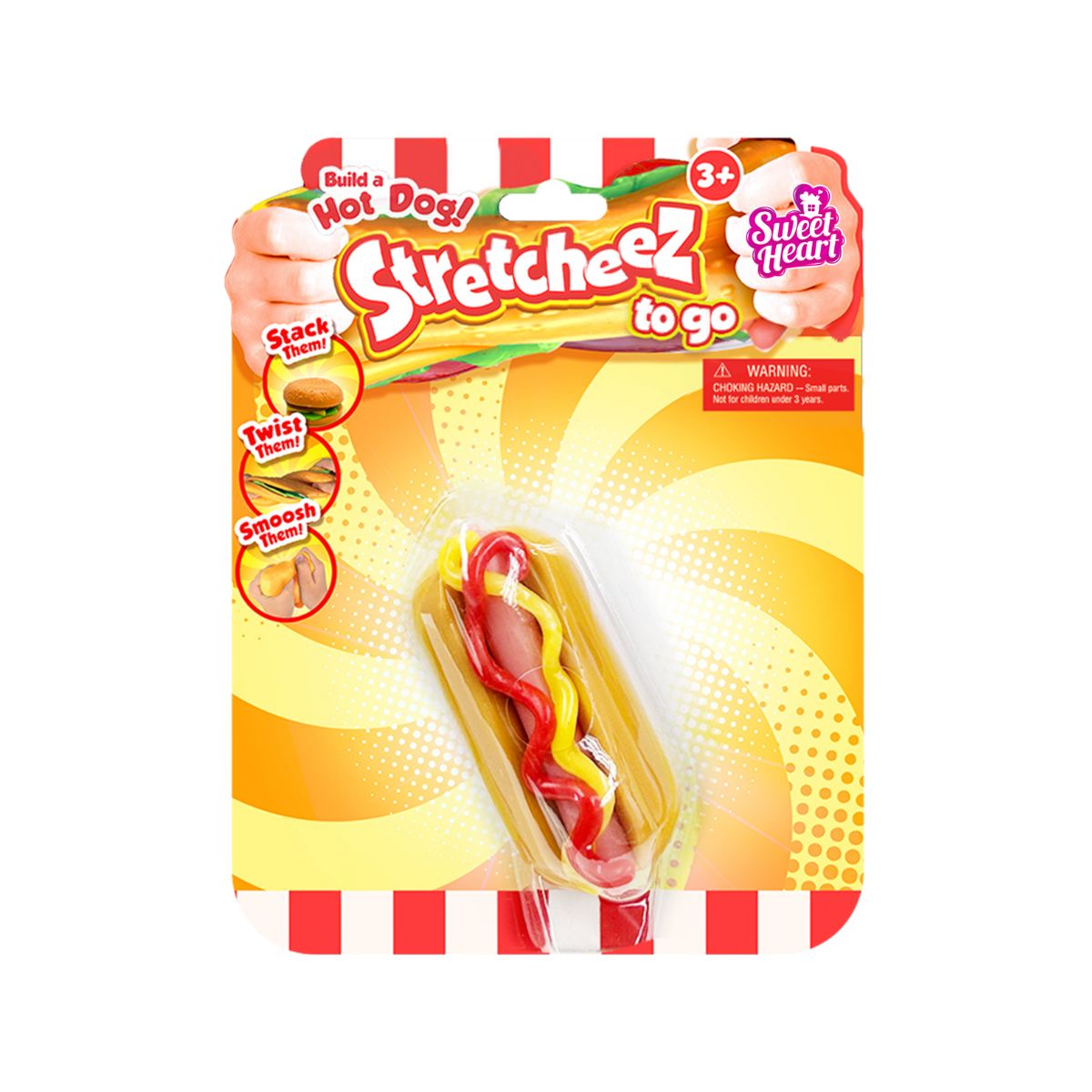 Đồ Chơi Kéo Dãn Stretcheez - Bánh Hot Dog Sweet Heart 2309008