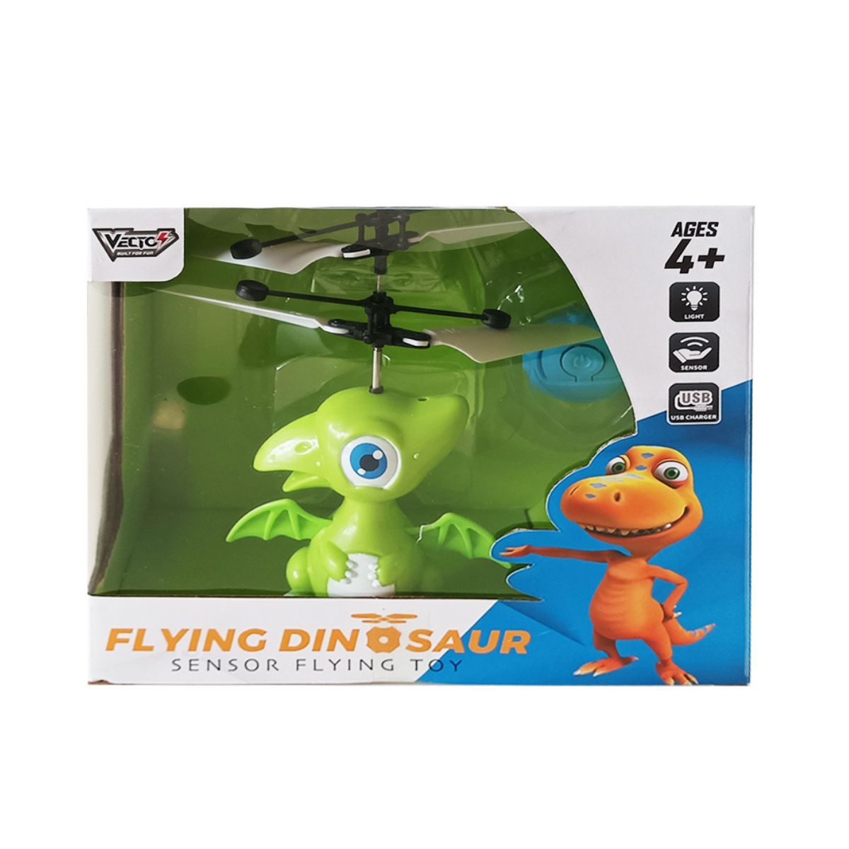 Đồ Chơi Khủng Long Bay Cảm Biến (Xanh) VECTO VT2240B