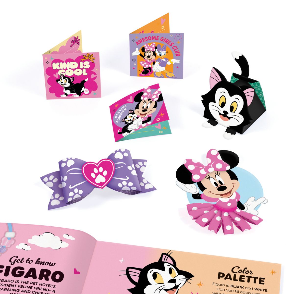 Đồ Chơi Bộ Làm Vòng Tay Sáng Tạo Minnie Và Khách Sạn Thú Cưng MAKE IT REAL 4234MIR