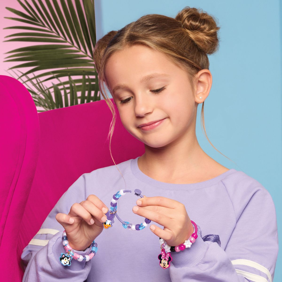 Đồ Chơi Bộ Làm Vòng Tay Sáng Tạo Minnie Và Khách Sạn Thú Cưng MAKE IT REAL 4234MIR