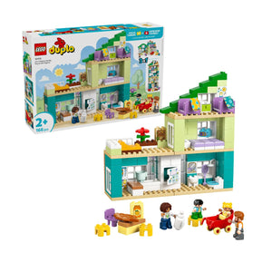 Đồ Chơi Lắp Ráp 3 Trong 1: Ngôi Nhà Hiện Đại Kèm Nhân Vật LEGO DUPLO 10470