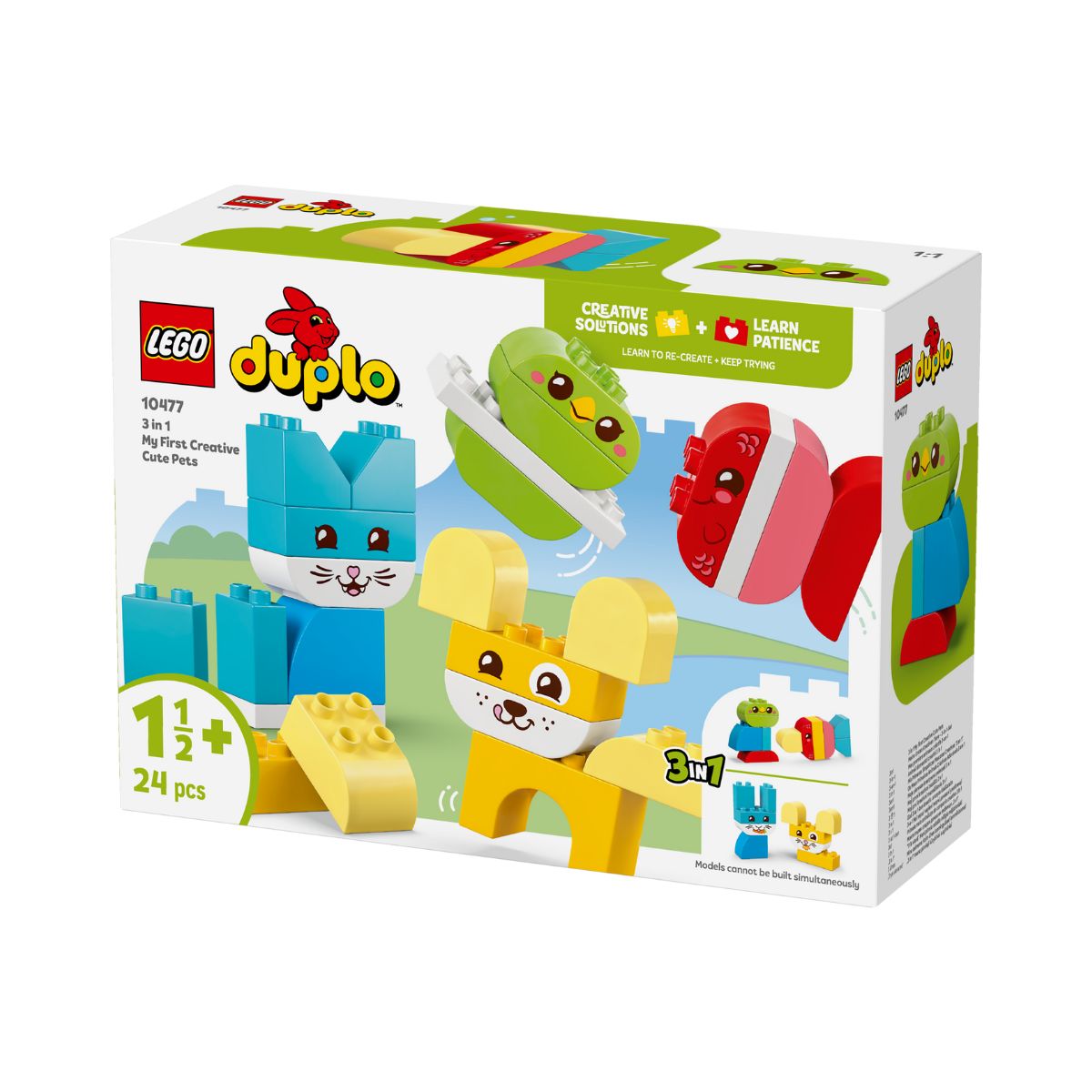 Đồ Chơi Lắp Ráp 3 Trong 1: Thú Cưng Sáng Tạo Đáng Yêu LEGO DUPLO 10477