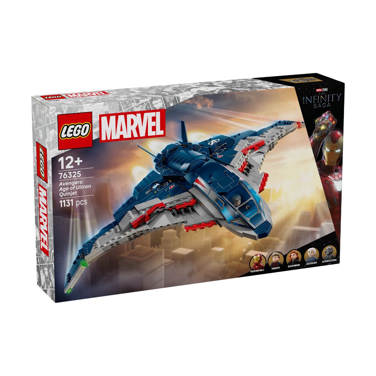 Đồ Chơi Lắp Ráp Avengers: Kỷ Nguyên Của Ultron Quinjet LEGO SUPERHEROES 76325