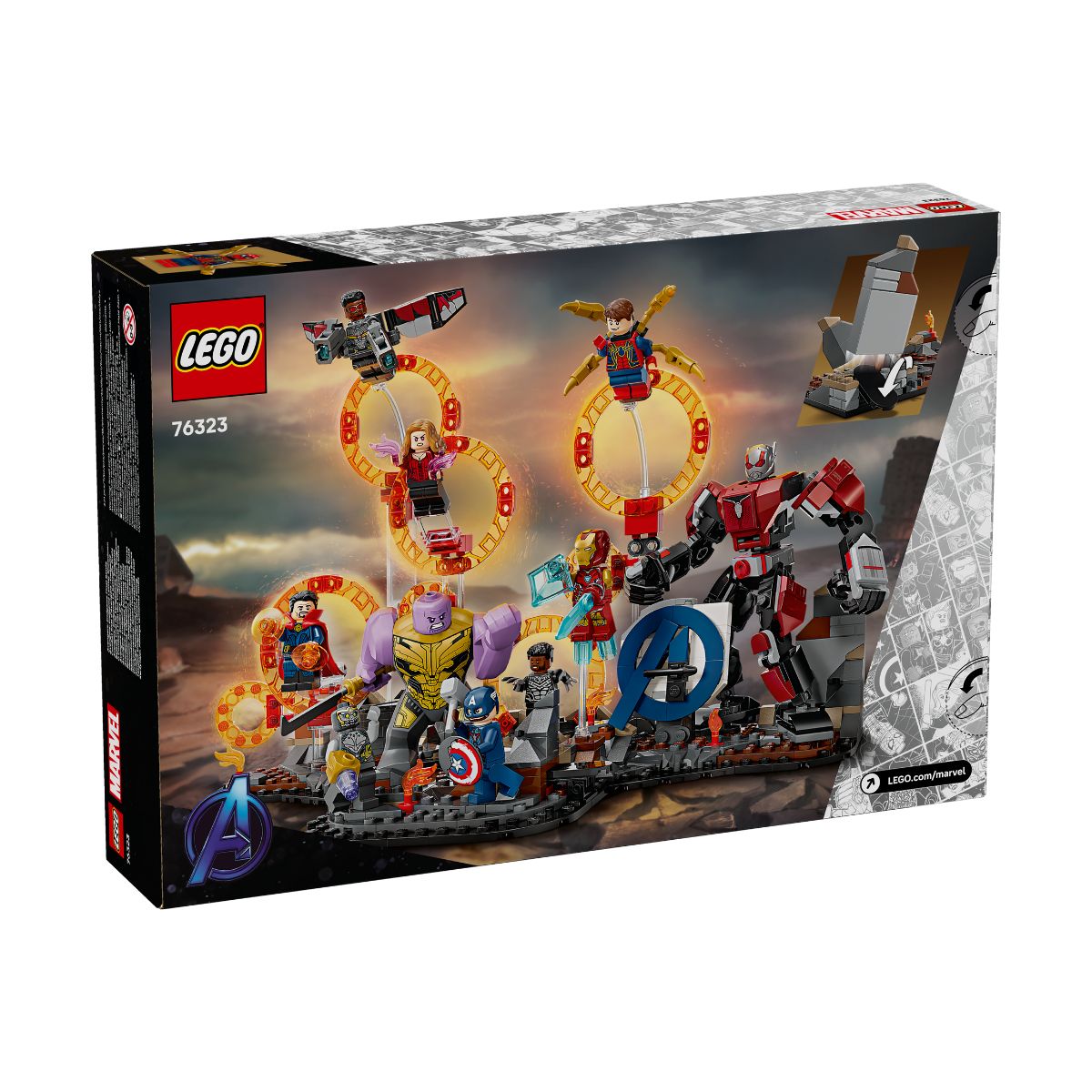 Đồ Chơi Lắp Ráp Avengers: Trận Chiến Cuối Cùng LEGO SUPERHEROES 76323 (621 chi tiết)