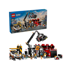 Đồ Chơi Lắp Ráp Bãi Phế Liệu Ô Tô LEGO CITY 60472 (871 chi tiết)