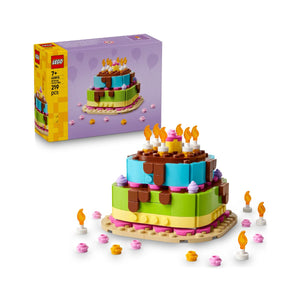 LEGO Seasons and Occasions 40815 Birthday Cake Building Set (219 Pieces)