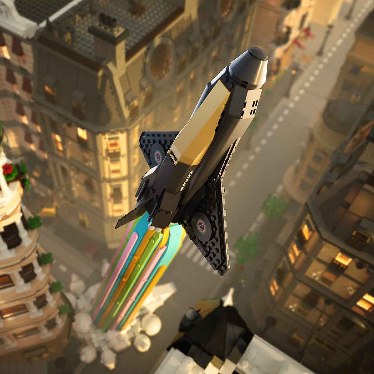 Đồ Chơi Lắp Ráp Bay Lên Mặt Trăng Cùng Pharrel Williams LEGO ICONS 10391 (966 chi tiết)