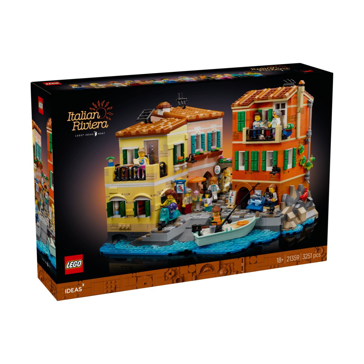 Đồ Chơi Lắp Ráp Bờ Biển Riviera Của Ý LEGO IDEAS 21359