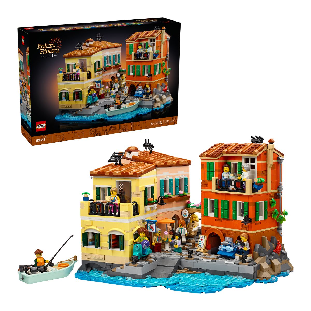 Đồ Chơi Lắp Ráp Bờ Biển Riviera Của Ý LEGO IDEAS 21359