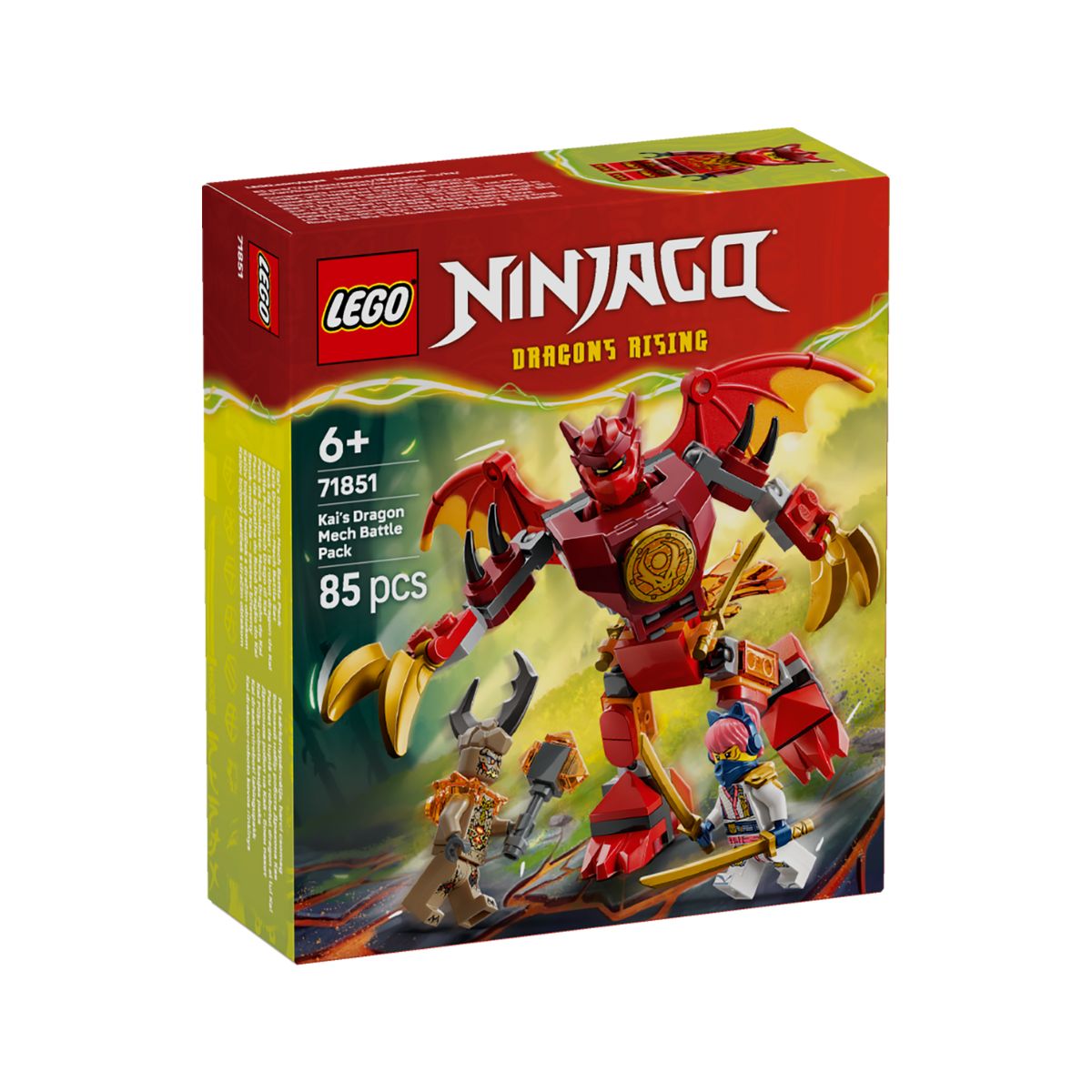 Đồ Chơi Lắp Ráp Bộ Chiến Đấu Chiến Giáp Rồng Của Kai LEGO NINJAGO 71851