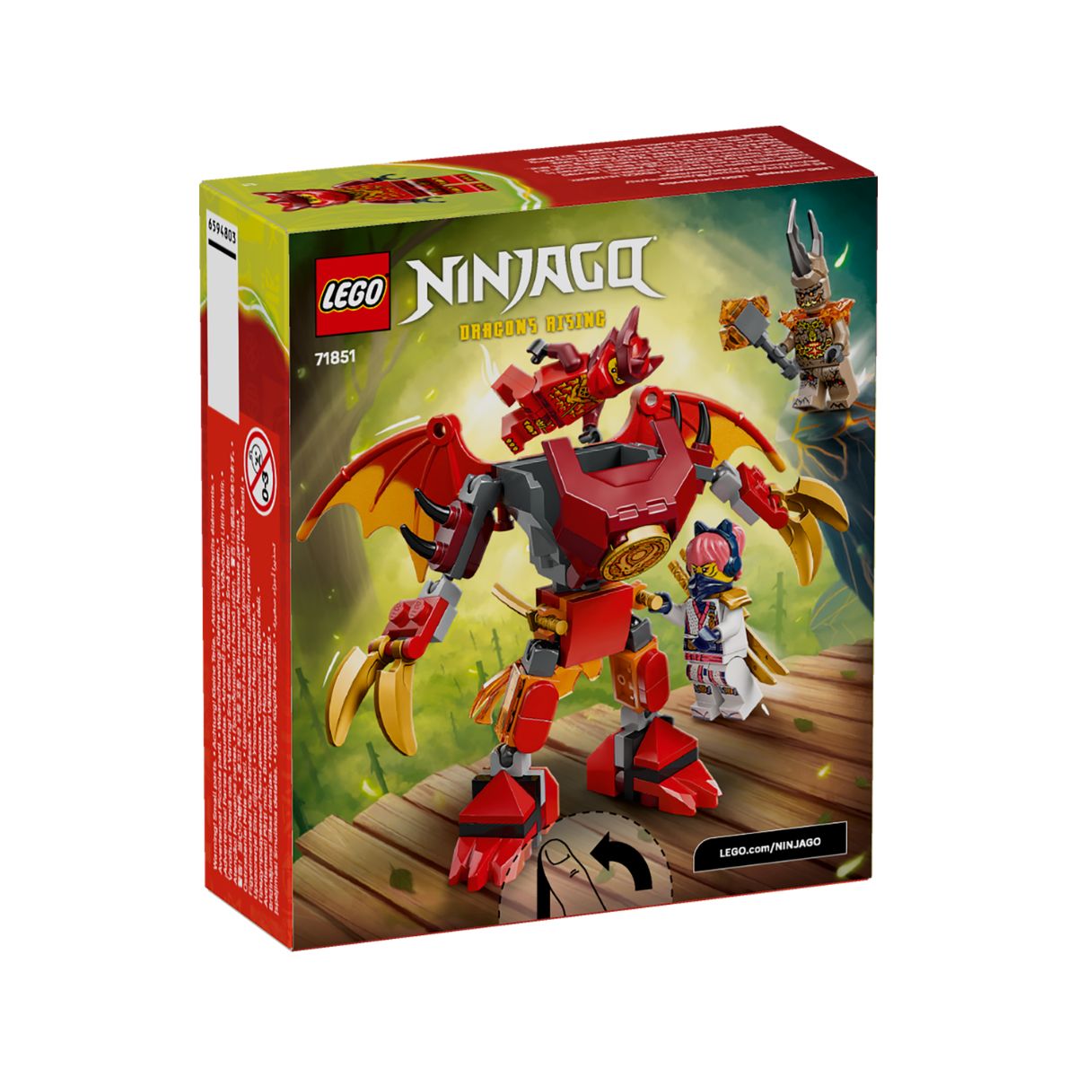 Đồ Chơi Lắp Ráp Bộ Chiến Đấu Chiến Giáp Rồng Của Kai LEGO NINJAGO 71851