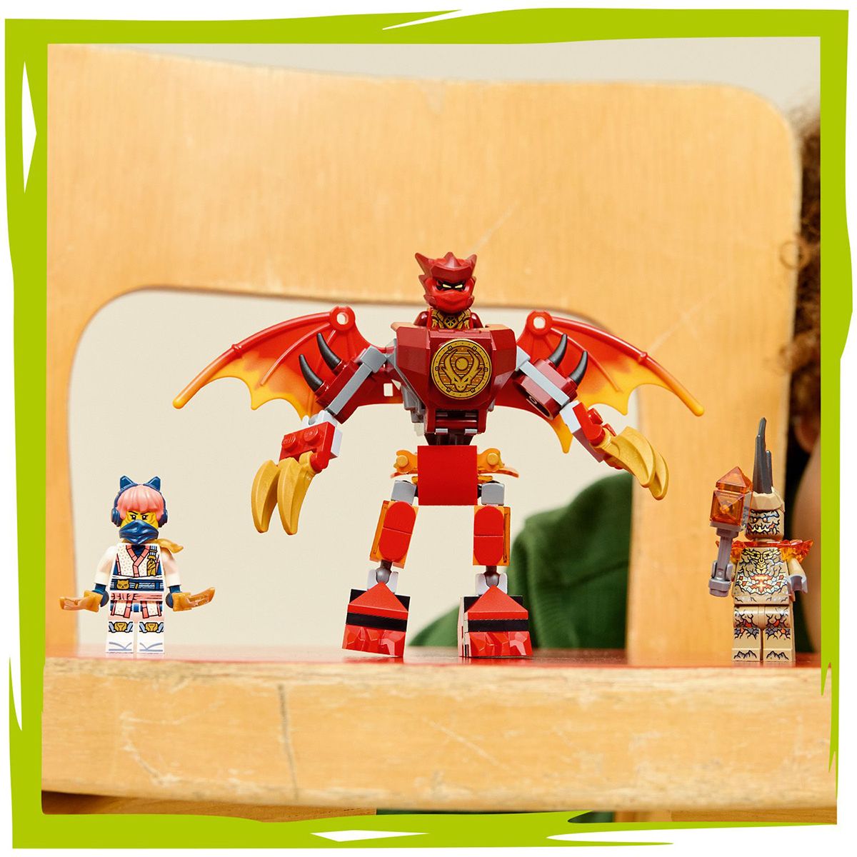 Đồ Chơi Lắp Ráp Bộ Chiến Đấu Chiến Giáp Rồng Của Kai LEGO NINJAGO 71851