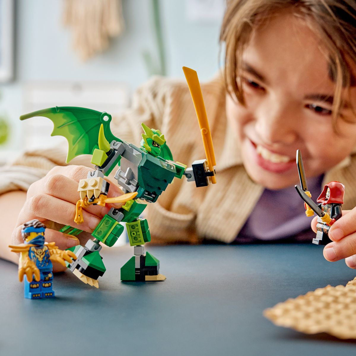 Đồ Chơi Lắp Ráp Bộ Chiến Đấu Chiến Giáp Rồng Của Lloyd LEGO NINJAGO 71862 (81 chi tiết)