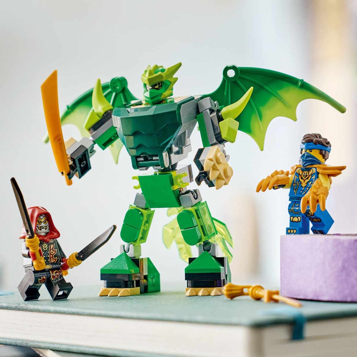 Đồ Chơi Lắp Ráp Bộ Chiến Đấu Chiến Giáp Rồng Của Lloyd LEGO NINJAGO 71862 (81 chi tiết)