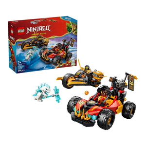 Đồ Chơi Lắp Ráp Bộ Đôi Siêu Xe Chiến Đấu Của Kai Và Cole LEGO NINJAGO 71864 (394 chi tiết)