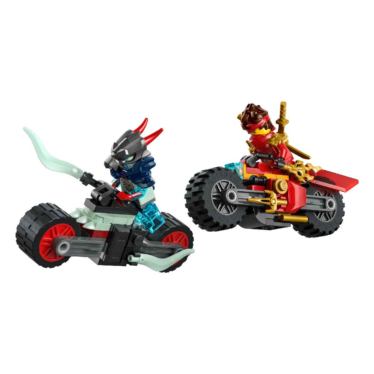 Đồ Chơi Lắp Ráp Bộ Đôi Xe Đua Tốc Độ Của Kai LEGO NINJAGO 71838