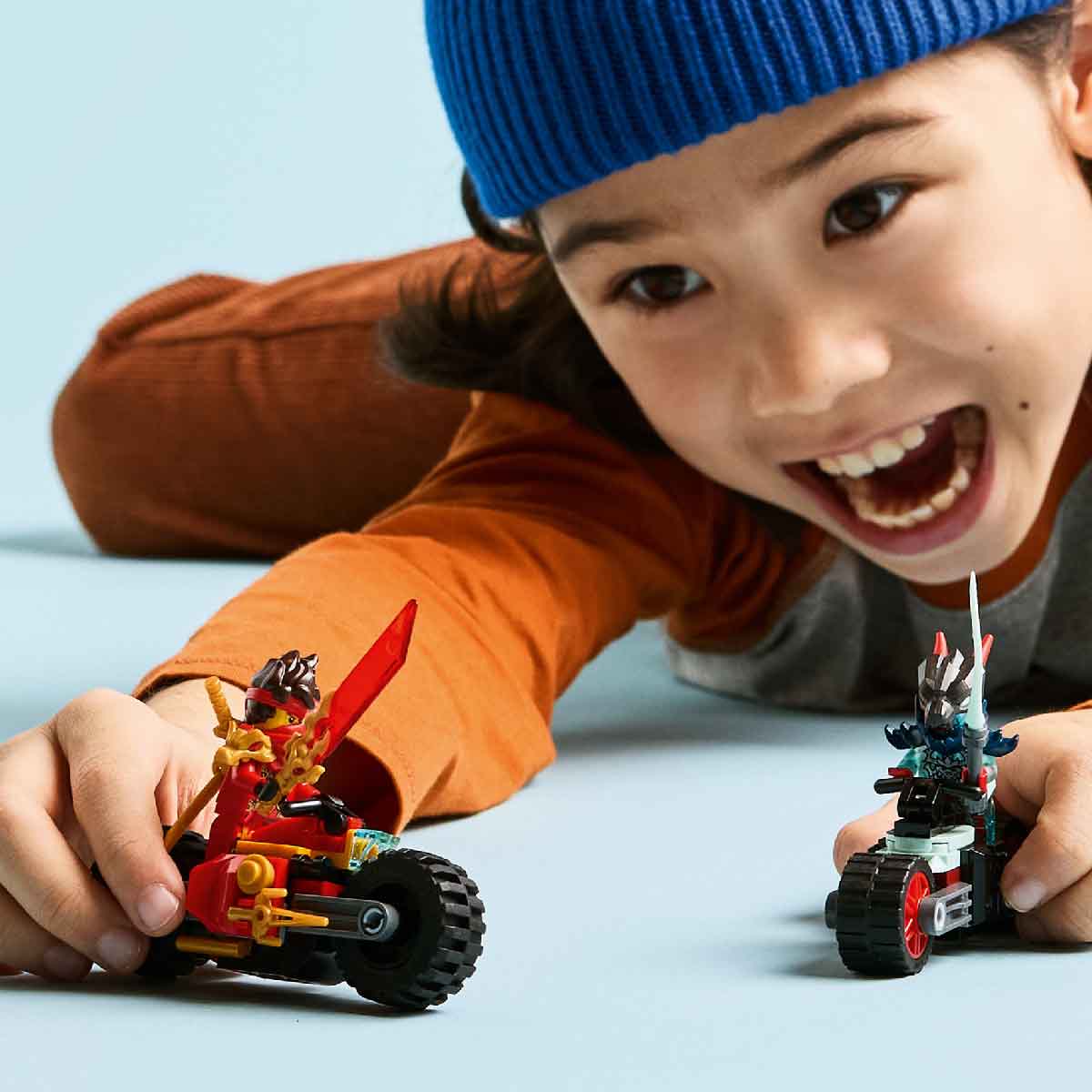 Đồ Chơi Lắp Ráp Bộ Đôi Xe Đua Tốc Độ Của Kai LEGO NINJAGO 71838