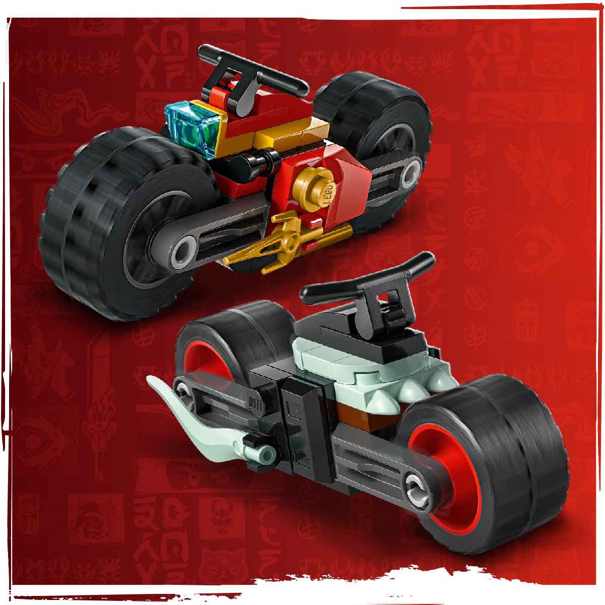 Đồ Chơi Lắp Ráp Bộ Đôi Xe Đua Tốc Độ Của Kai LEGO NINJAGO 71838