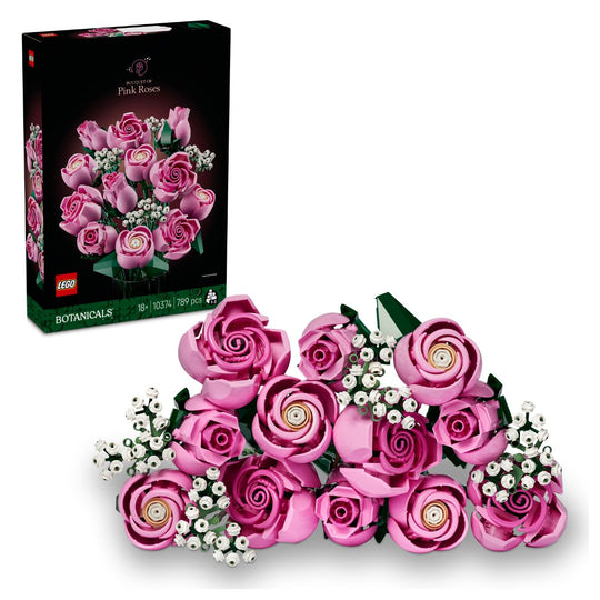 Đồ Chơi Lắp Ráp Bó Hoa Hồng Màu Hồng LEGO BOTANICALS 10374 (789 chi tiết)