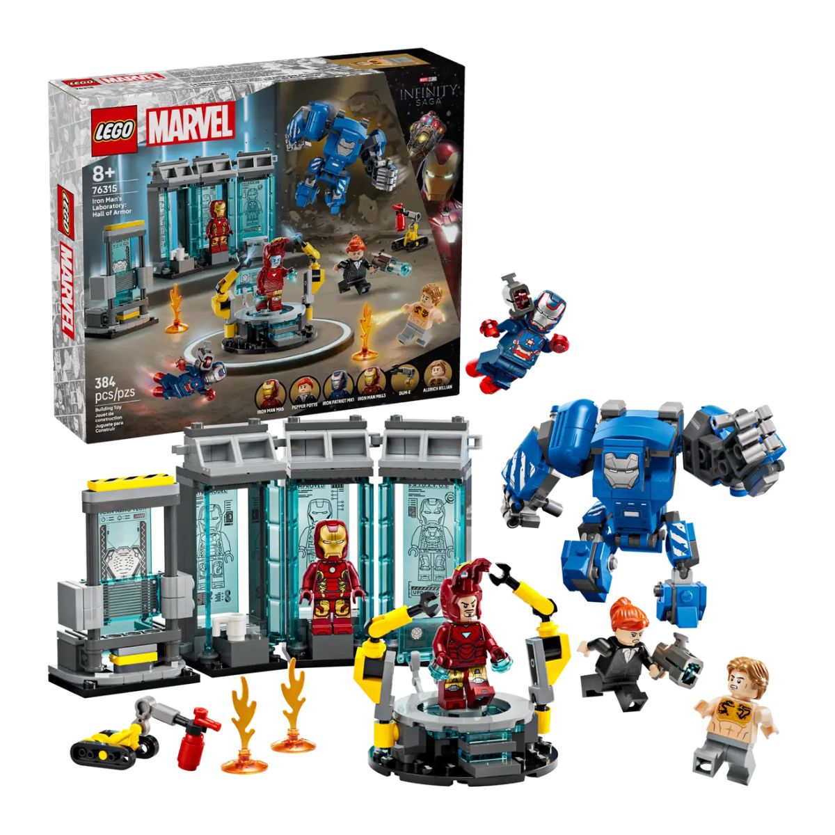 Đồ Chơi Lắp Ráp Bộ Sưu Tập Chiến Giáp Iron Man LEGO SUPERHEROES 76315
