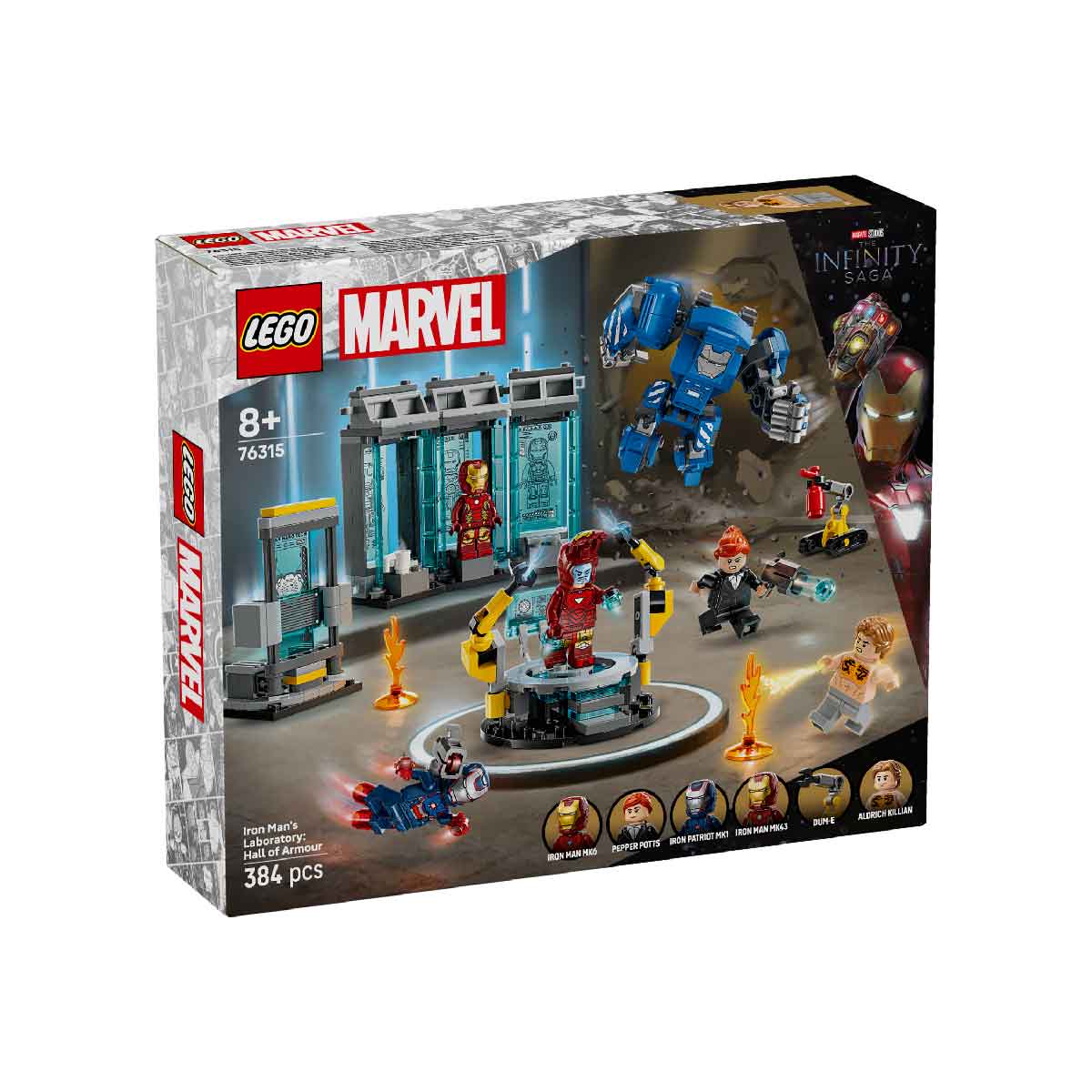 Đồ Chơi Lắp Ráp Bộ Sưu Tập Chiến Giáp Iron Man LEGO SUPERHEROES 76315
