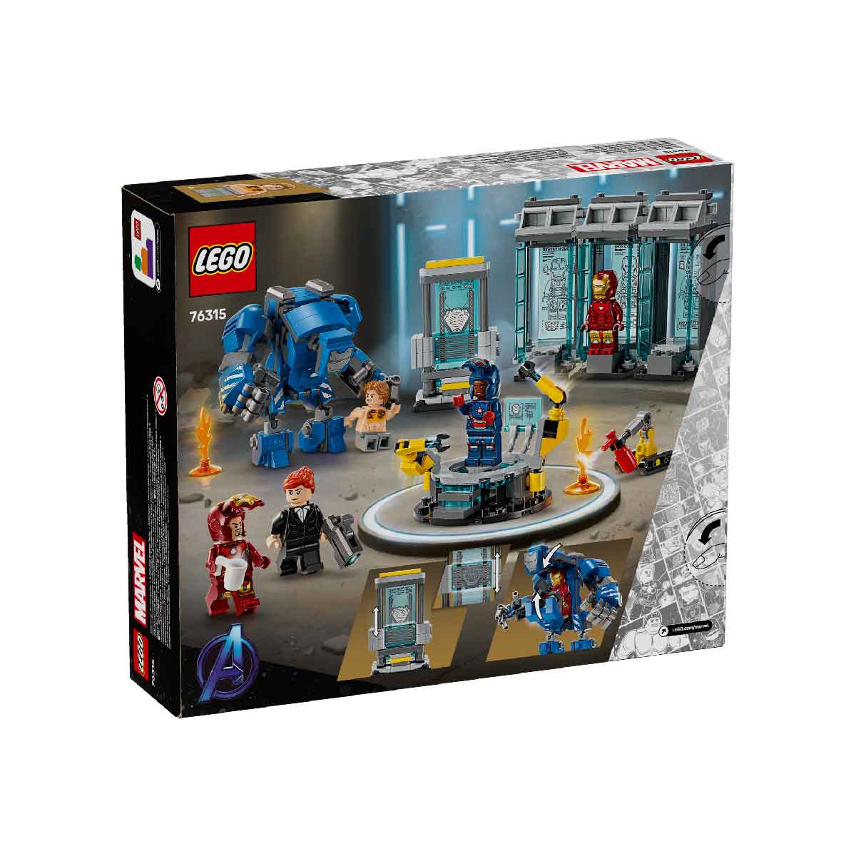 Đồ Chơi Lắp Ráp Bộ Sưu Tập Chiến Giáp Iron Man LEGO SUPERHEROES 76315