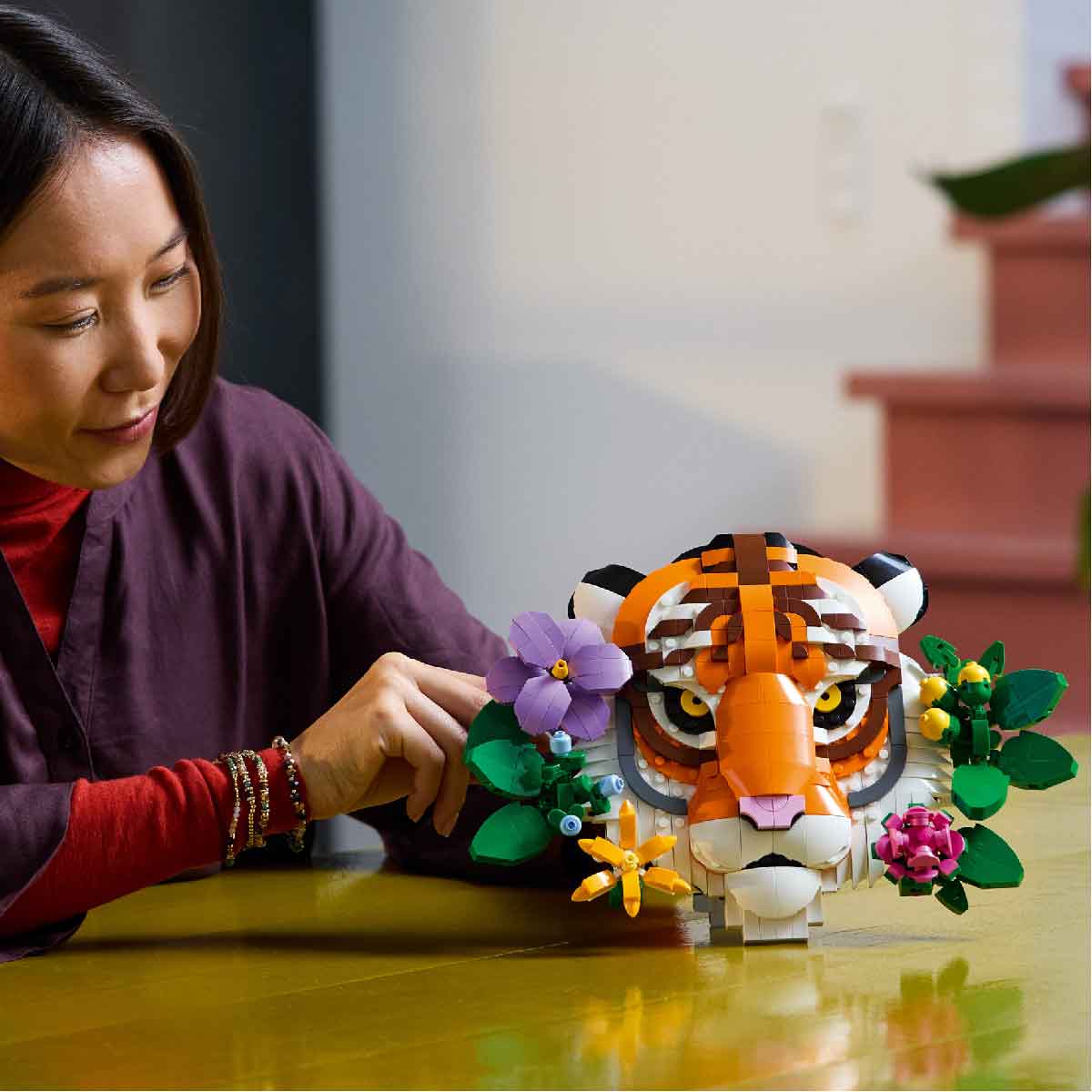 Đồ Chơi Lắp Ráp Bộ Sưu Tập Động Vật: Hổ LEGO ART 31217