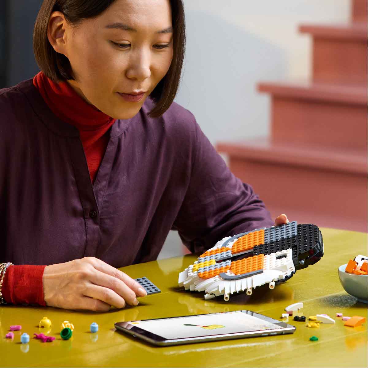 Đồ Chơi Lắp Ráp Bộ Sưu Tập Động Vật: Hổ LEGO ART 31217