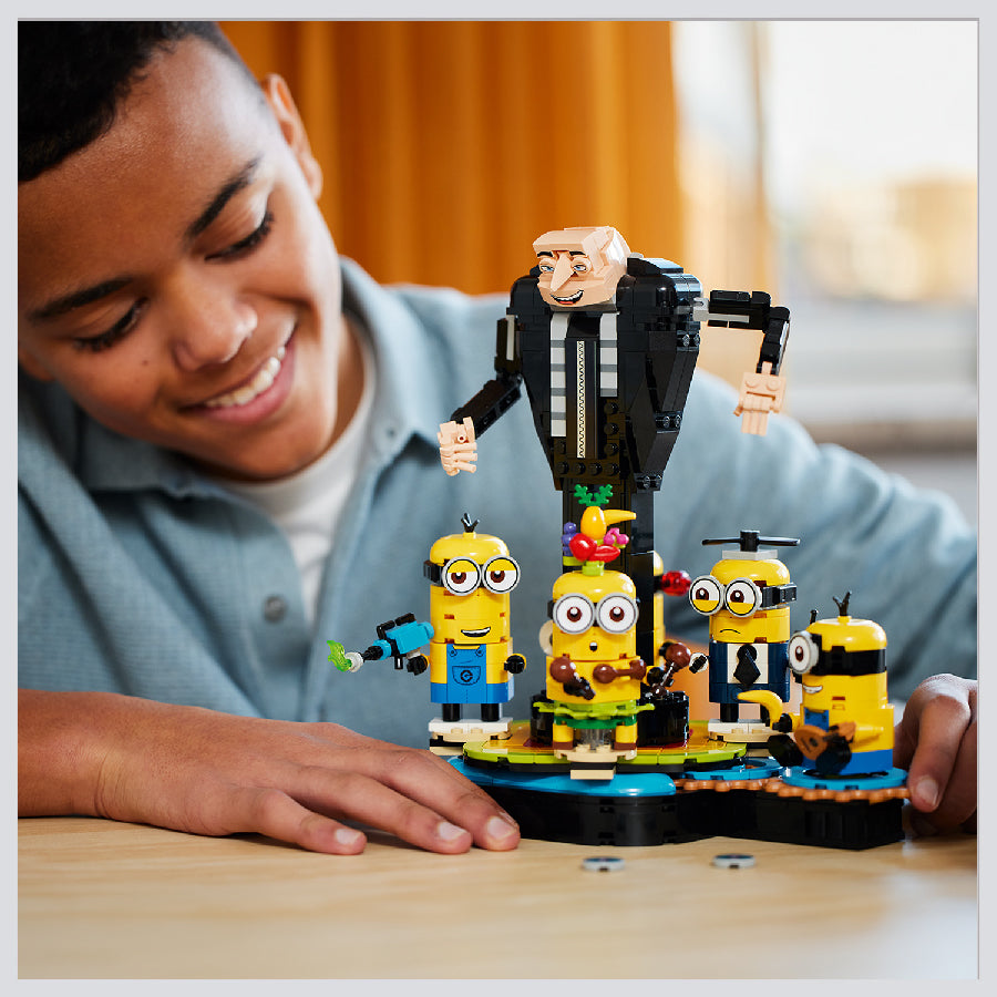 Đồ chơi lắp ráp Bữa tiệc bất ngờ của Gru và Minions LEGO MINIONS 75582
