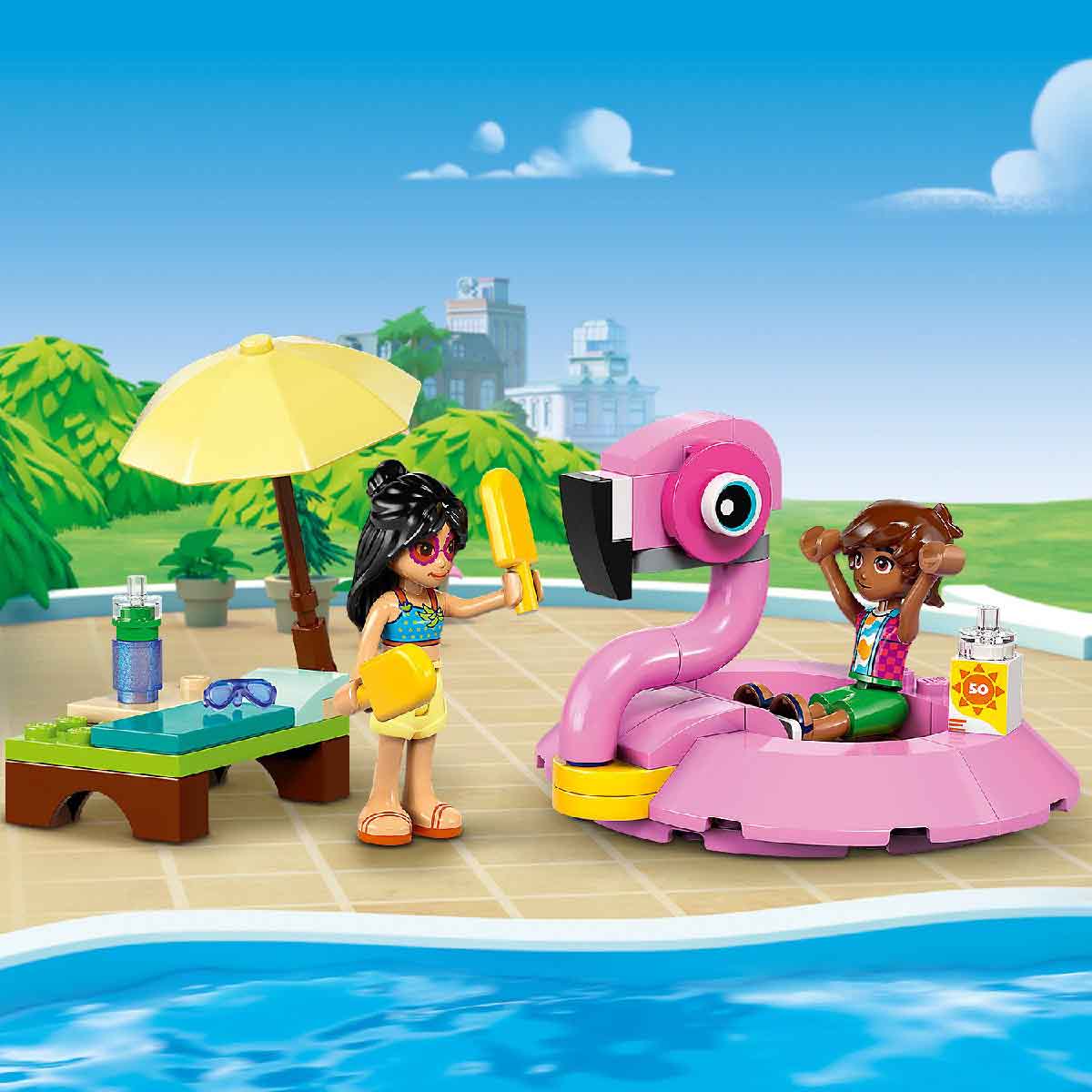Đồ Chơi Lắp Ráp Bữa Tiệc Hồ Bơi Của Kỳ Lân Và Hồng Hạc LEGO FRIENDS 42658